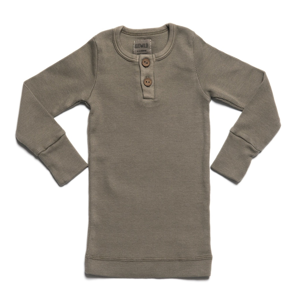 Organic vintage long-sleeved top