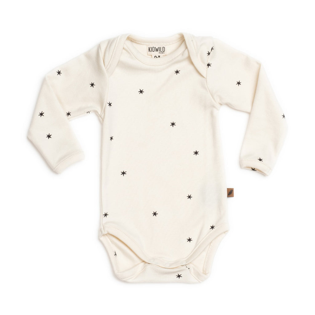 Organic long sleeved bodysuit